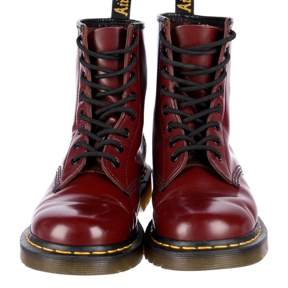 Red Doc Martens Boots